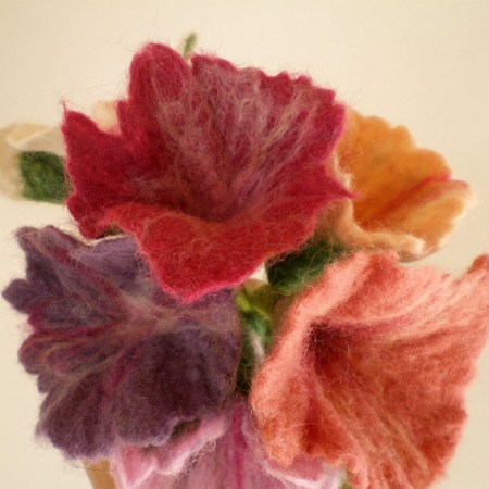 felted flower bouquet -unique moments- 4