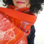 felted scarf -Marrakesh night market -