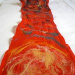 felted scarf -Marrakesh night market -