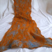 cobweb felted scarf -immenso-