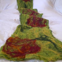 cobweb felted scarf -all i need-