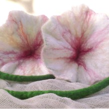 felted flowers -Wedding made in Heaven-