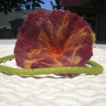felted baby flower -return to innocence-
