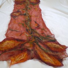 nuno felted scarf -imagine me & you-