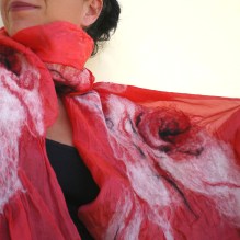nuno felted scarf -Charlotte sometimes-