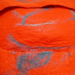  felted messenger bag -pigeon message-