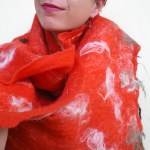 nuno felted scarf -times like these-