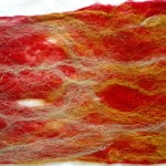 cobweb felted scarf -Sea of Love-