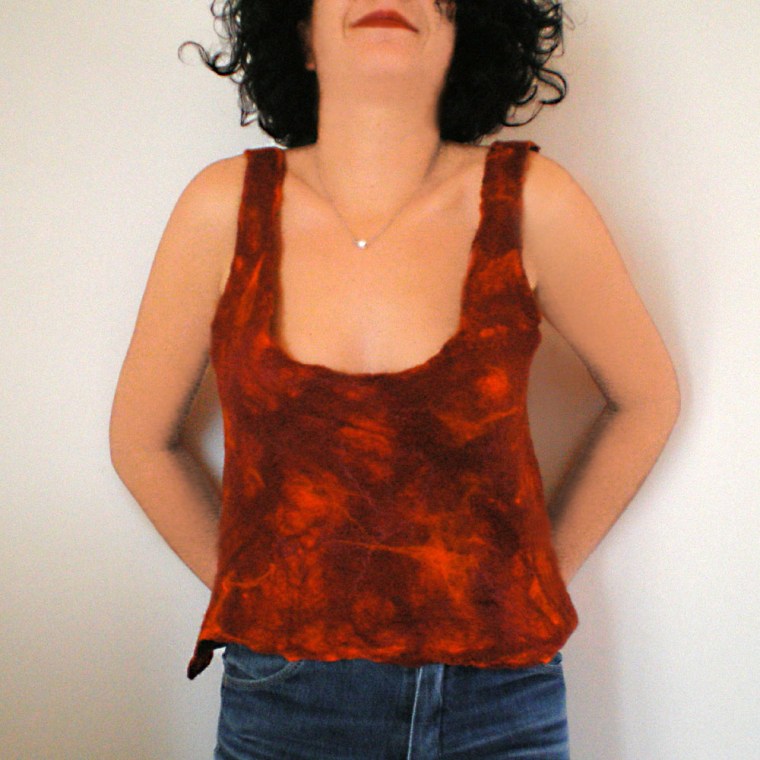 felted top -think spring-