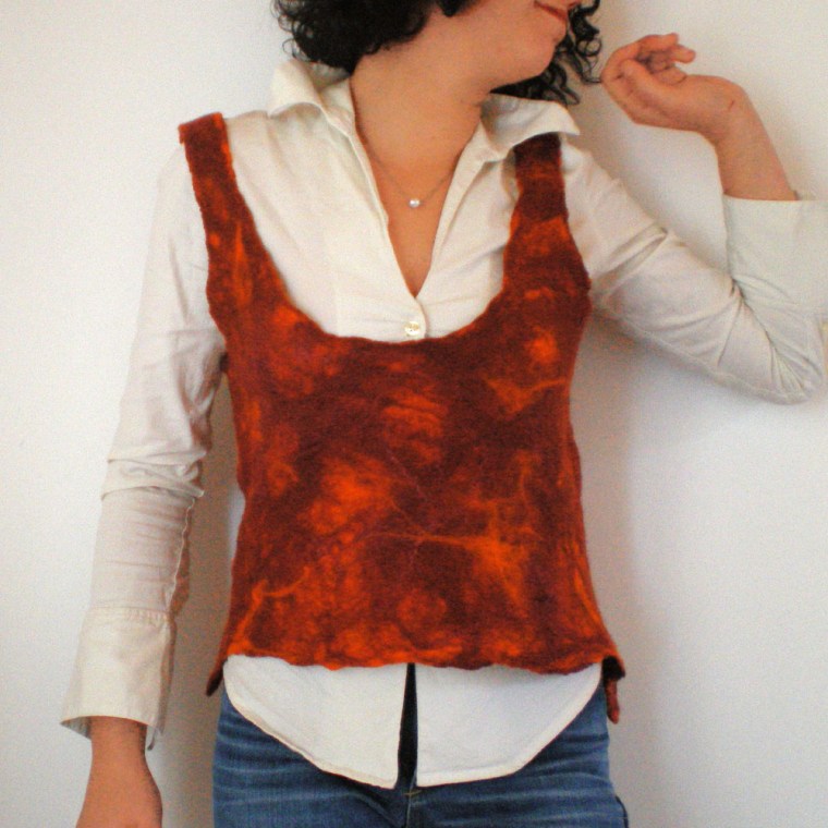 felted top -think spring-
