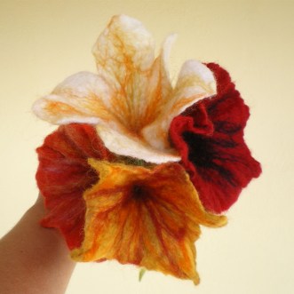 felted flower bouquet -unique moments- 2