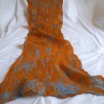 cobweb felted scarf -immenso-