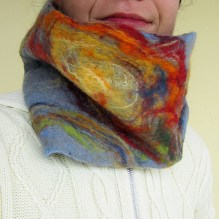 felted neck warmer -miriam-