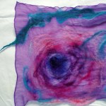 nuno felted scarf -Lost in Love-