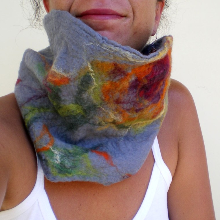 felted neck warmer -winter winter-
