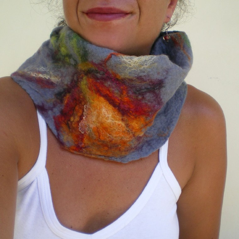 felted neck warmer -winter winter-