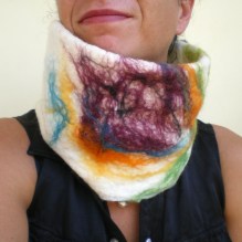 felted neck warmer -winter-