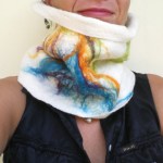 felted neck warmer -winter-