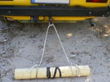 felted carpet -buenas dias- process