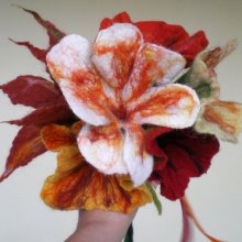 felted flower bouquet -unique moments 2-