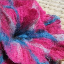 felted flower brooch -Mary Jane-
