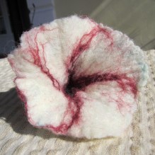 felted flower brooch -Uptown Girl-
