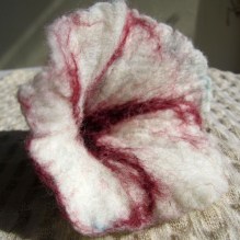 felted flower brooch -Uptown Girl-