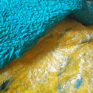 nuno felted scarf -waterloo-