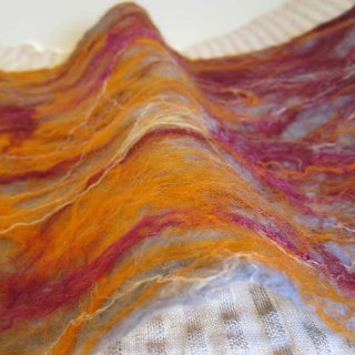  cobweb felted scarf -desire-