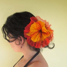 felted flower -summer beginning-