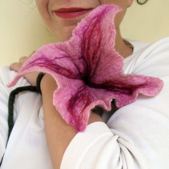 felted flower -Vagelis-
