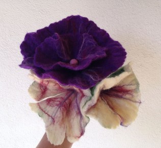 Felted flower bouquets -bridesmaids- made to order